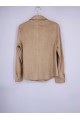 Suede effect shirt