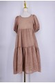 Plain cotton dress