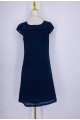 Cotton and lace dress with lining