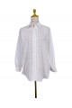 Cotton shirt with lace