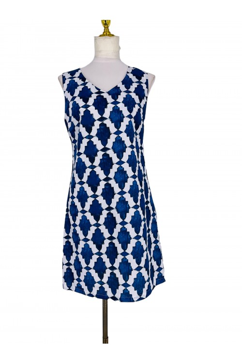 Cotton and linen dress