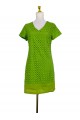 Cotton dress with lining