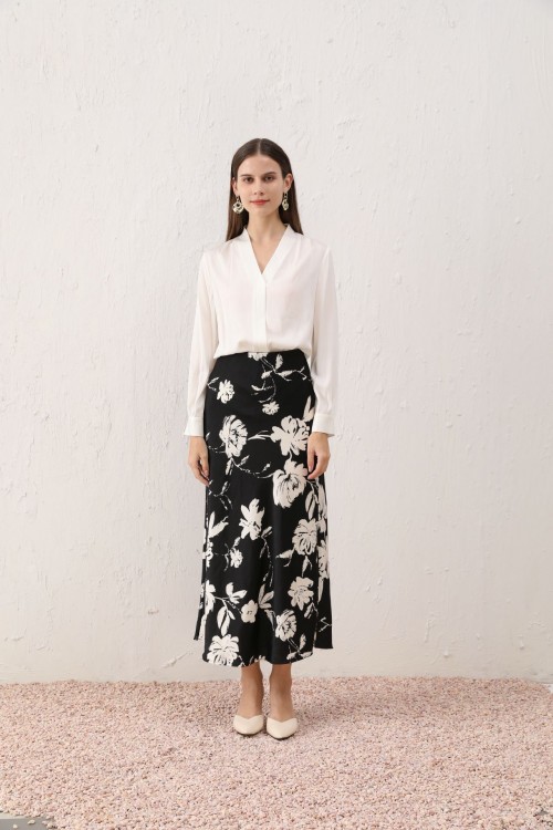 Printed skirt