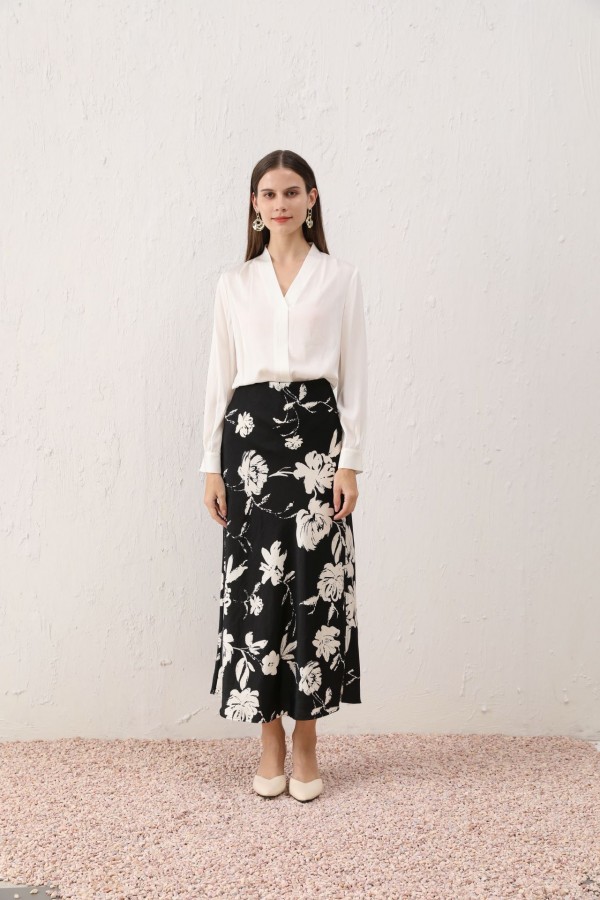 Printed skirt