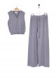 Top, cardigan and pants set
