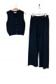 Top, cardigan and pants set