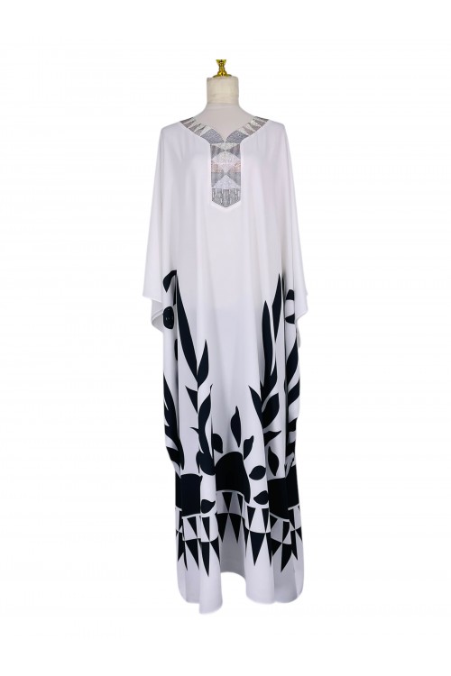 Rhinestone Abaya