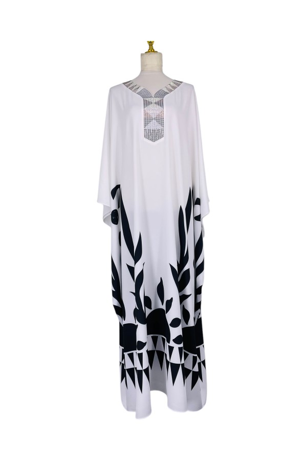 Rhinestone Abaya