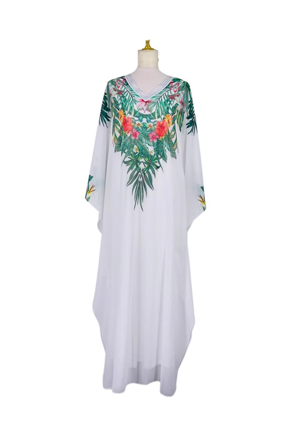 Rhinestone Abaya