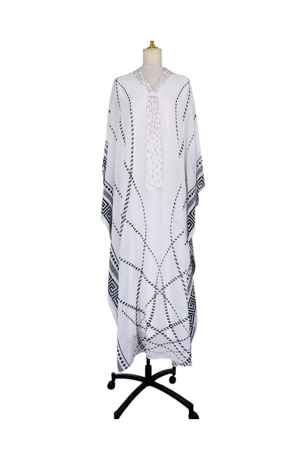 Rhinestone Abaya
