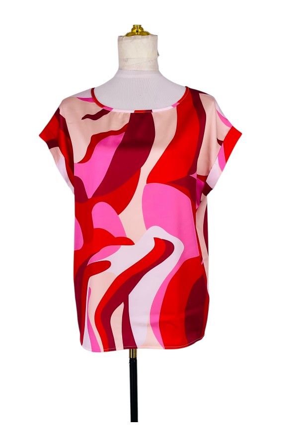 Satin t-shirt